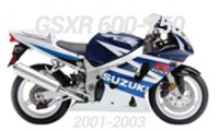 01-03 GSXR 600-750 Verkleidung