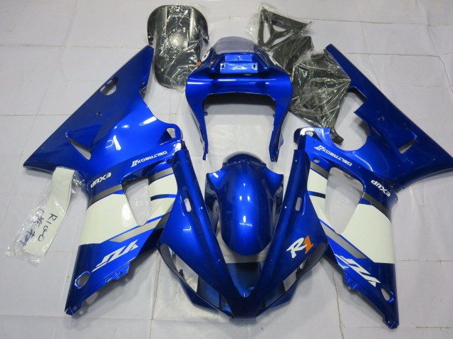 00-01 Blau & Weiß R1 Motorrad Verkleidung 00-01 Blau & Weiß R1 Motorrad Verkleidung