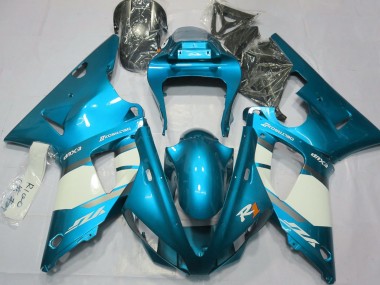 00-01 Hellblau & Weiß R1 Motorrad Verkleidung