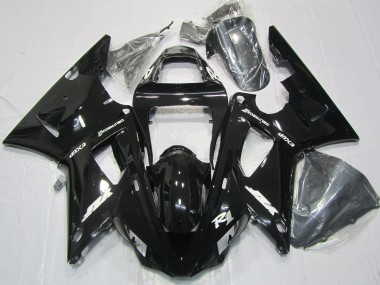 00-01 Schwarz Glänzend R1 Motorrad Verkleidung