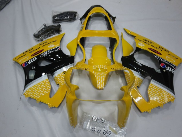 00-02 Gelb Elf ZX6R Motorrad Verkleidung 00-02 Gelb Elf ZX6R Motorrad Verkleidung