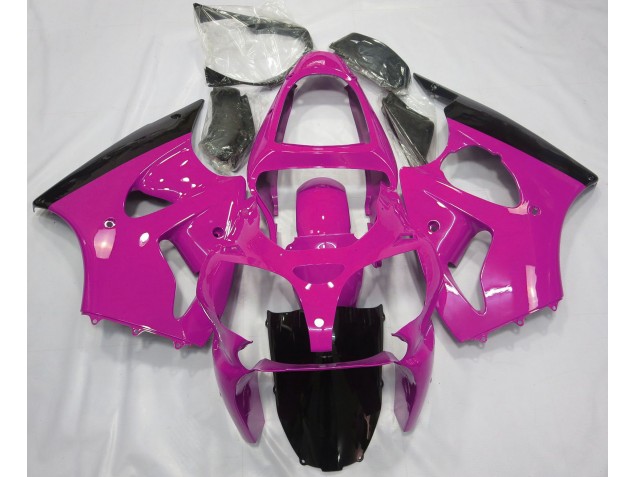 00-02 Glanzrosa & Schwarz ZX6R Motorrad Verkleidung