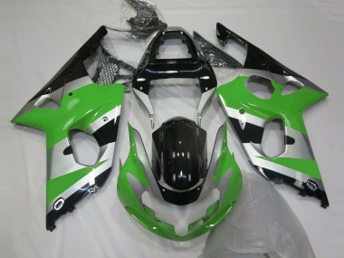 00-02 Grün Silber OEM Stil GSXR 1000 Motorrad Verkleidung