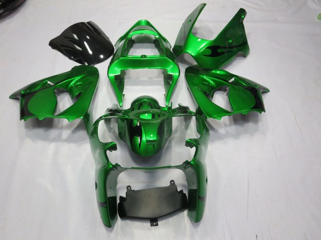 00-02 Grün ZX6R Motorrad Verkleidung 00-02 Grün ZX6R Motorrad Verkleidung