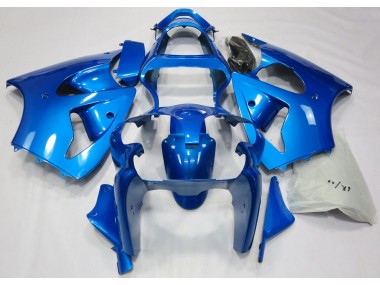 00-02 Leuchtendes Blau ZX6R Motorrad Verkleidung