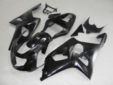 00-02 Matt Schwarz GSXR 1000 Motorrad Verkleidung