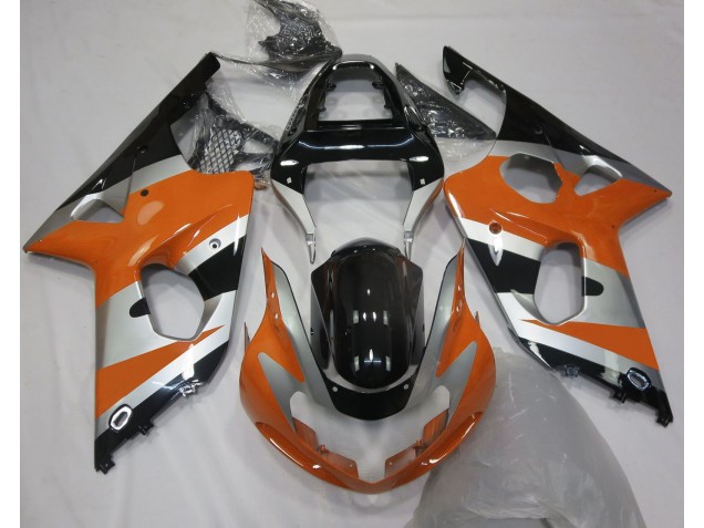 00-02 Orange Silber OEM Stil GSXR 1000 Motorrad Verkleidung 00-02 Orange Silber OEM Stil GSXR 1000 Motorrad Verkleidung