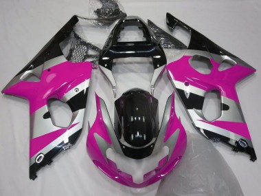 00-02 Rosa-Silber-Stil OEM GSXR 1000 Motorrad Verkleidung