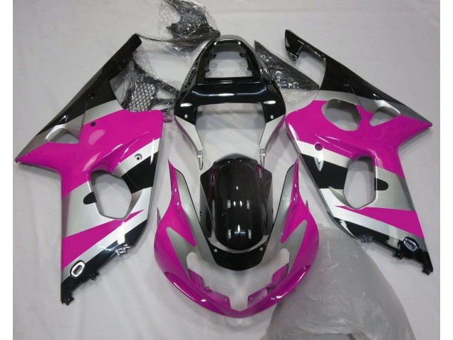 00-02 Rosa-Silber-Stil OEM GSXR 1000 Motorrad Verkleidung 00-02 Rosa-Silber-Stil OEM GSXR 1000 Motorrad Verkleidung