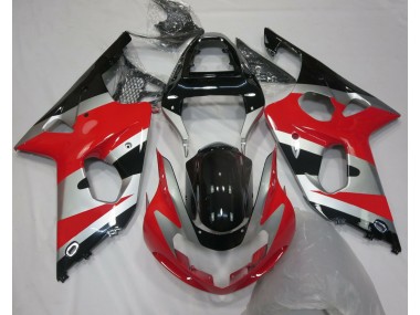 00-02 Rot Silber OEM Stil GSXR 1000 Motorrad Verkleidung