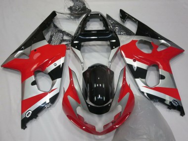 00-02 Rot Silber OEM Stil GSXR 1000 Motorrad Verkleidung