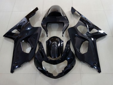 00-02 Schwarz Glänzend GSXR 1000 Motorrad Verkleidung