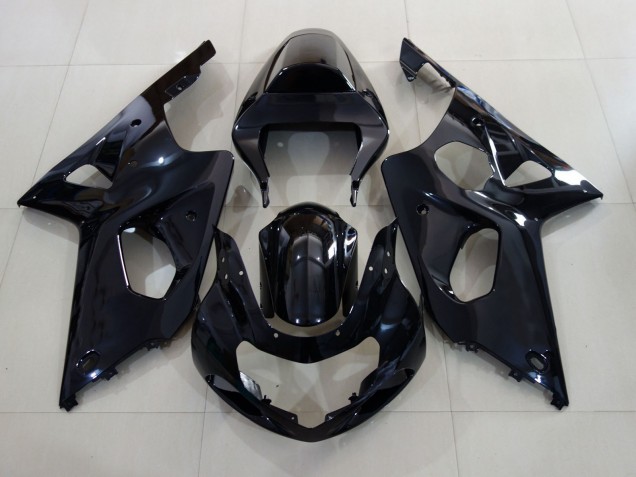 00-02 Schwarz Glänzend GSXR 1000 Motorrad Verkleidung 00-02 Schwarz Glänzend GSXR 1000 Motorrad Verkleidung