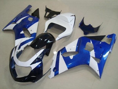 01-03 Blau & Weiß OEM Stil GSXR 600-750 Motorrad Verkleidung