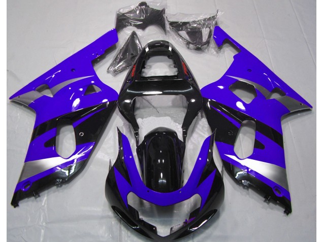 01-03 Blau OEM Stil GSXR 600-750 Motorrad Verkleidung 01-03 Blau OEM Stil GSXR 600-750 Motorrad Verkleidung