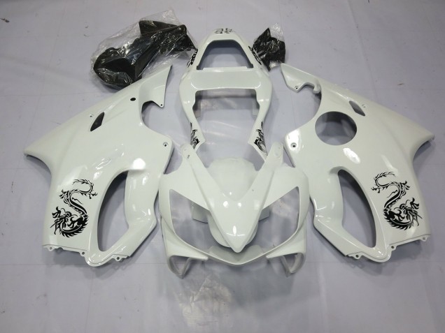 01-03 Dragon White CBR600 F4i Motorrad Verkleidung