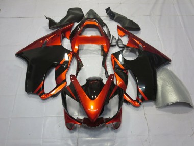 01-03 Dunkelorange & Schwarz CBR600 F4i Motorrad Verkleidung