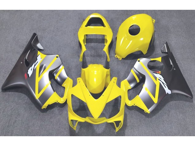 01-03 Gelb & Matt Silber CBR600 F4i Motorrad Verkleidung 01-03 Gelb & Matt Silber CBR600 F4i Motorrad Verkleidung