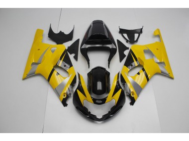 01-03 Gelb & Schwarz GSXR 600-750 Motorrad Verkleidung
