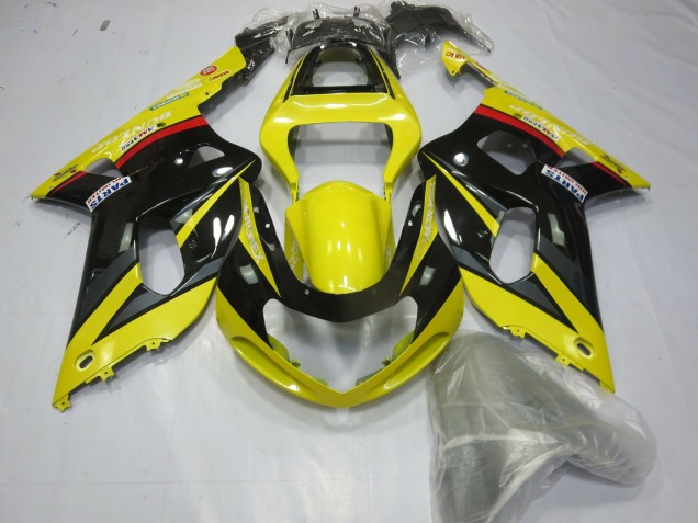 01-03 Gelb Schwarz & Grau GSXR 600-750 Motorrad Verkleidung 01-03 Gelb Schwarz & Grau GSXR 600-750 Motorrad Verkleidung