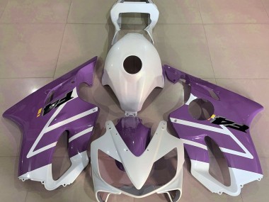 01-03 Glänzend Weiß & Lila CBR600 F4i Motorrad Verkleidung