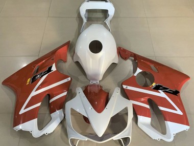 01-03 Glänzend Weiß & Orange CBR600 F4i Motorrad Verkleidung