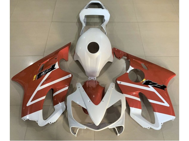 01-03 Glänzend Weiß & Orange CBR600 F4i Motorrad Verkleidung 01-03 Glänzend Weiß & Orange CBR600 F4i Motorrad Verkleidung