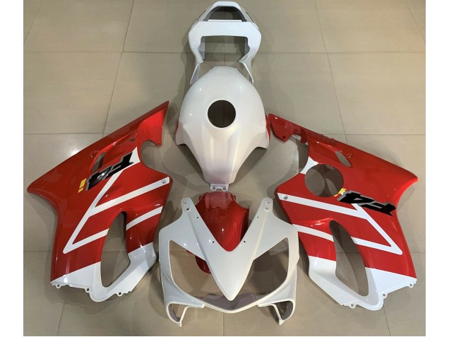 01-03 Glänzend Weiß & Rot CBR600 F4i Motorrad Verkleidung