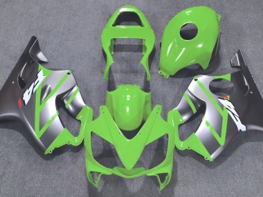 01-03 Grün & Matt Silber CBR600 F4i Motorrad Verkleidung