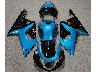01-03 Hellblau & Schwarz Glänzend GSXR 600-750 Motorrad Verkleidung