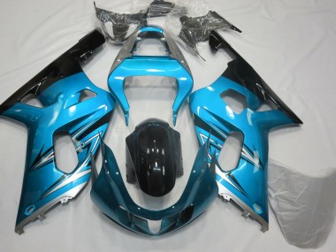 01-03 Hellblau & Silber GSXR 600-750 Motorrad Verkleidung