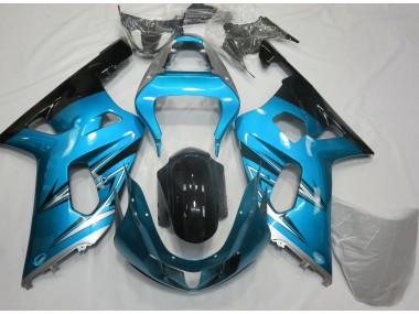 01-03 Hellblau & Silber GSXR 600-750 Motorrad Verkleidung
