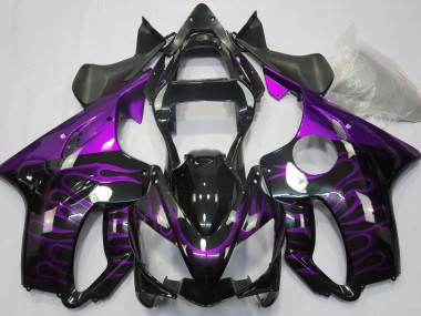 01-03 Lila Flamme CBR600 F4i Motorrad Verkleidung