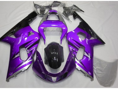 01-03 Lila & Silber GSXR 600-750 Motorrad Verkleidung