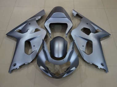 01-03 Matt Silber GSXR 600-750 Motorrad Verkleidung