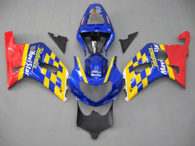 01-03 Movistar GSXR 600-750 Motorrad Verkleidung