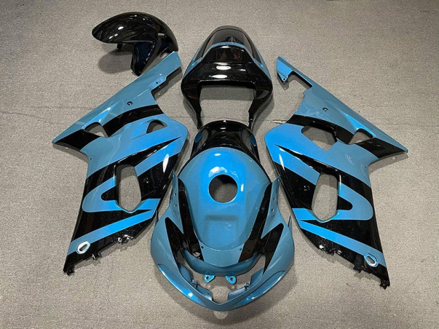 01-03 Perlhellblau & Schwarz GSXR 600-750 Motorrad Verkleidung
