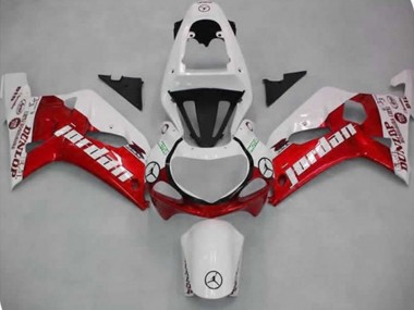 01-03 Rot Jordan GSXR 600-750 Motorrad Verkleidung
