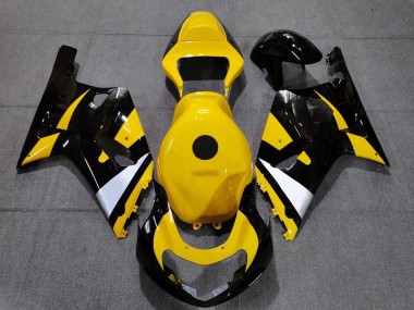01-03 Schwarz & Gelb GSXR 600-750 Motorrad Verkleidung