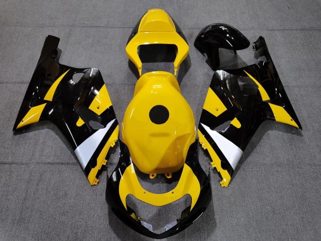 01-03 Schwarz & Gelb GSXR 600-750 Motorrad Verkleidung