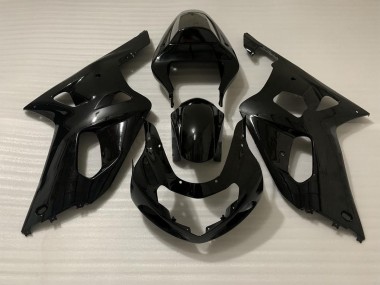 01-03 Schwarz Glanz GSXR 600-750 Motorrad Verkleidung