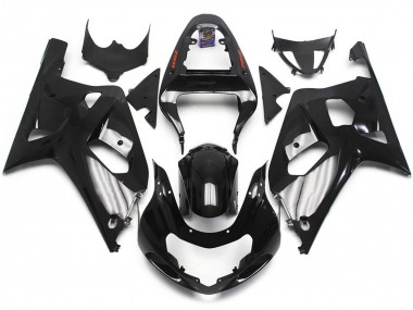 01-03 Schwarz Glänzend GSXR 600-750 Motorrad Verkleidung