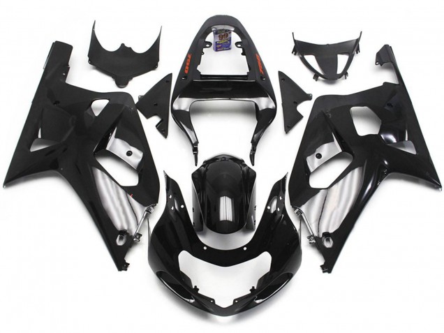 01-03 Schwarz Glänzend GSXR 600-750 Motorrad Verkleidung