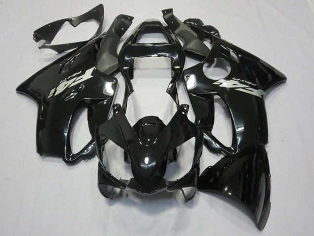 01-03 Schwarz Glänzend Silberner Aufkleber CBR600 F4i Motorrad Verkleidung