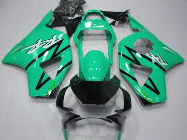 02-03 Glänzendes Blaugrün CBR954RR Motorrad Verkleidung