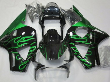 02-03 Grün Flamme CBR954RR Motorrad Verkleidung