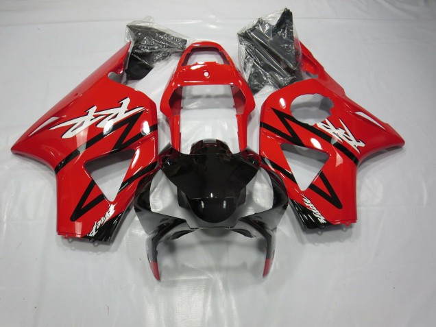02-03 Rot Glänzend & Schwarz CBR954RR Motorrad Verkleidung