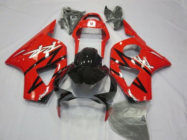 02-03 Rot & Schwarz Nr 2 CBR954RR Motorrad Verkleidung