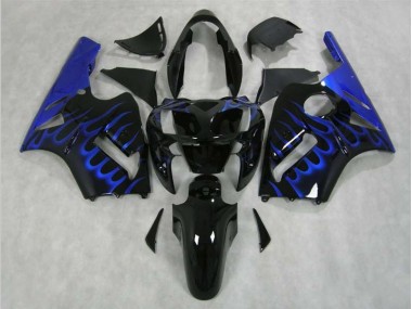 02-05 Blaue Flamme ZX12R Motorrad Verkleidung