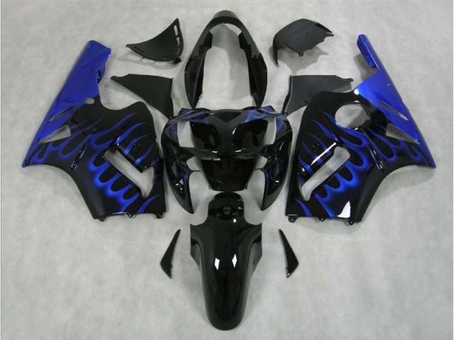 02-05 Blaue Flamme ZX12R Motorrad Verkleidung 02-05 Blaue Flamme ZX12R Motorrad Verkleidung
